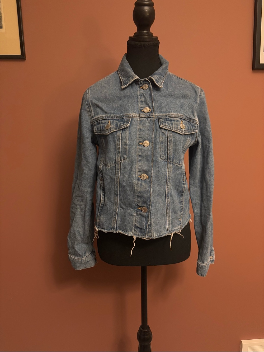 Mavi Raw Hem Denim Jacket